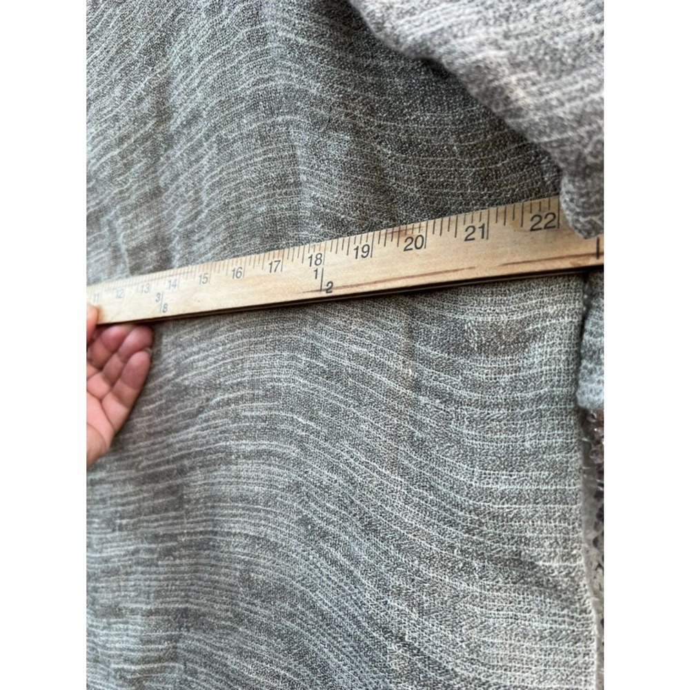 EILEEN FISHER WOMENS‎ TOP SIZE L ORGANIC LINEN/RECYCLED NYLON BLEND BOAT NECK - Picture 4 of 9